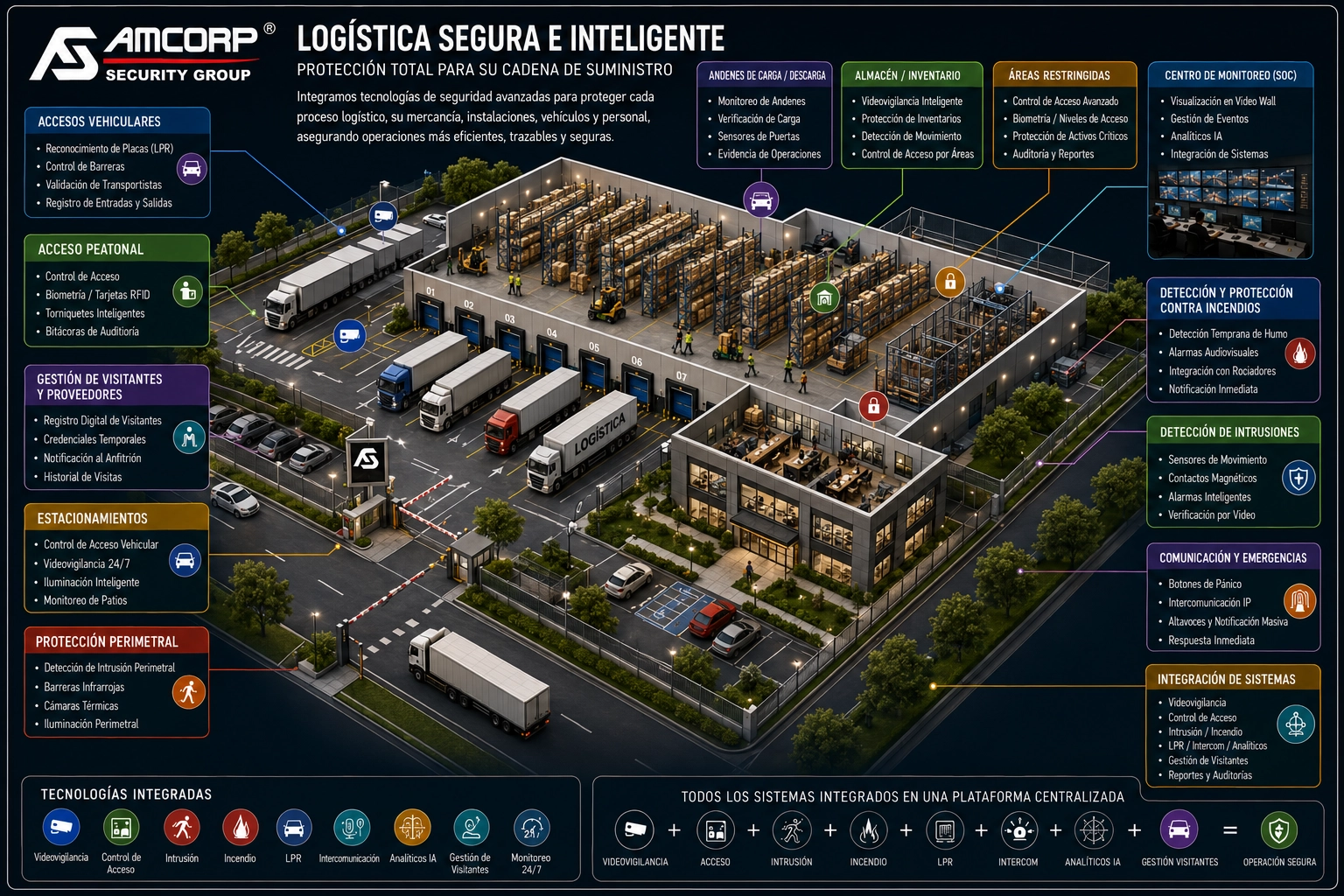 Logística Segura e Inteligente — Amcorp Security Group