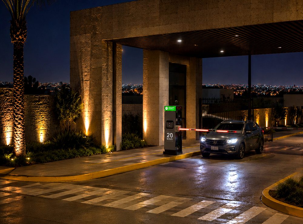 Control de acceso vehicular en fraccionamiento