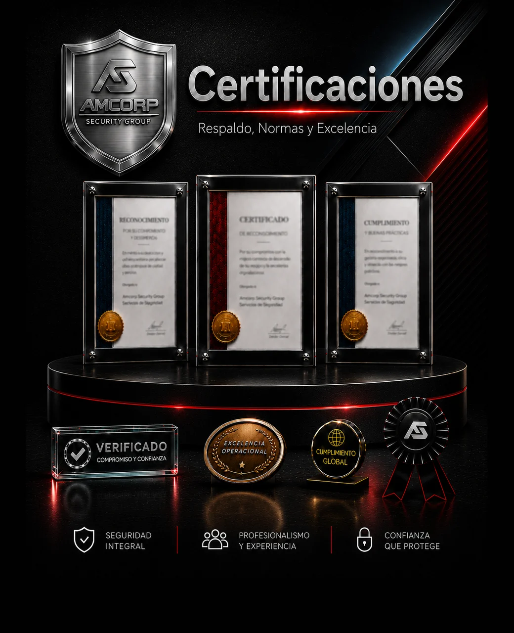 Certificaciones de Amcorp Security Group: calidad, cumplimiento y confianza con est&aacute;ndares internacionales